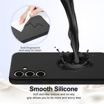 For Samsung Galaxy S24 FE Magnetic Case Anti-Drop Liquid Silicone Phone Cover