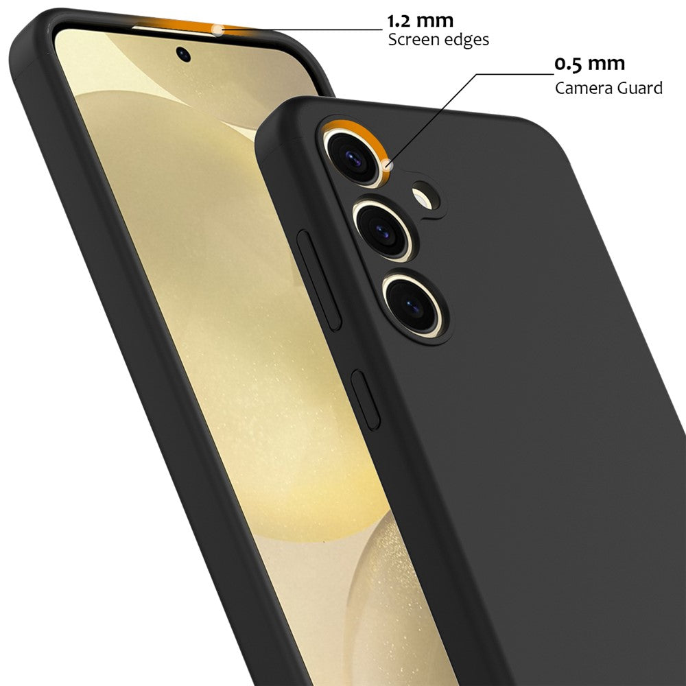 For Samsung Galaxy S24 FE Magnetic Case Anti-Drop Liquid Silicone Phone Cover