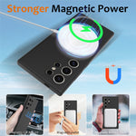 For Samsung Galaxy S24 Ultra Magnetic Case Anti-Drop Liquid Silicone Phone Cover