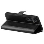 Til Samsung Galaxy S25+ Cover Litchi Tekstur Stødsikkert Læderpung Telefoncover