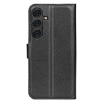 Til Samsung Galaxy S25+ Cover Litchi Tekstur Stødsikkert Læderpung Telefoncover