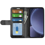Plånboksfodral till Samsung Galaxy S25+ med Crazy Horse-textur, läder, stativ