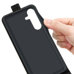 Til Samsung Galaxy S25+ cover med kortlommer lodret flip lædertelefoncover