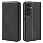 For Samsung Galaxy S25+ Case Skin-Touch Leather Wallet Phone Cover