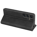 For Samsung Galaxy S25+ Case Skin-Touch Leather Wallet Phone Cover