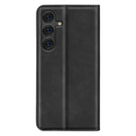 For Samsung Galaxy S25+ Case Skin-Touch Leather Wallet Phone Cover