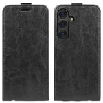 For Samsung Galaxy S25 Case with Card Slots Vertical Flip Leather Phone Cover