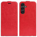 For Samsung Galaxy S25 Case with Card Slots Vertical Flip Leather Phone Cover