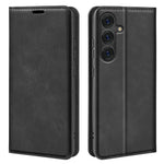 For Samsung Galaxy S25 Case Skin-Touch Leather Wallet Phone Cover