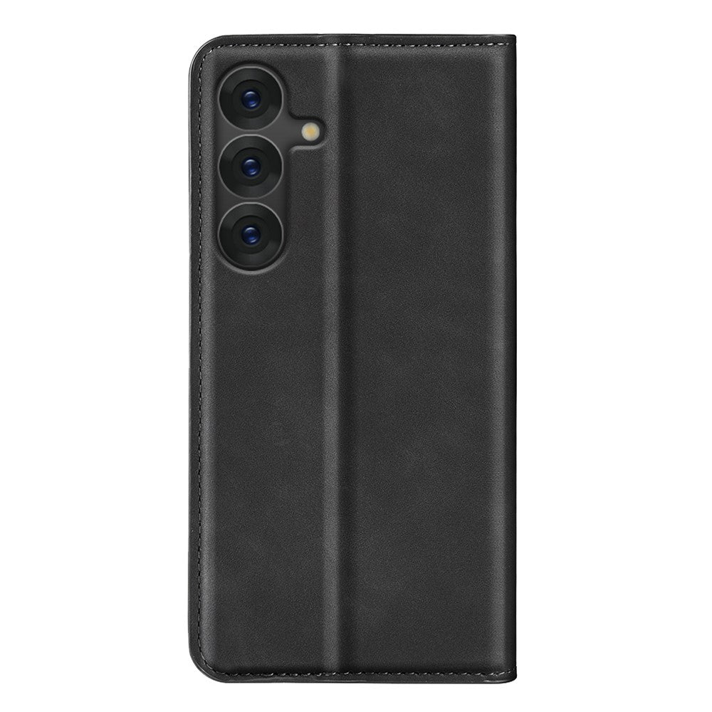 For Samsung Galaxy S25 Case Skin-Touch Leather Wallet Phone Cover
