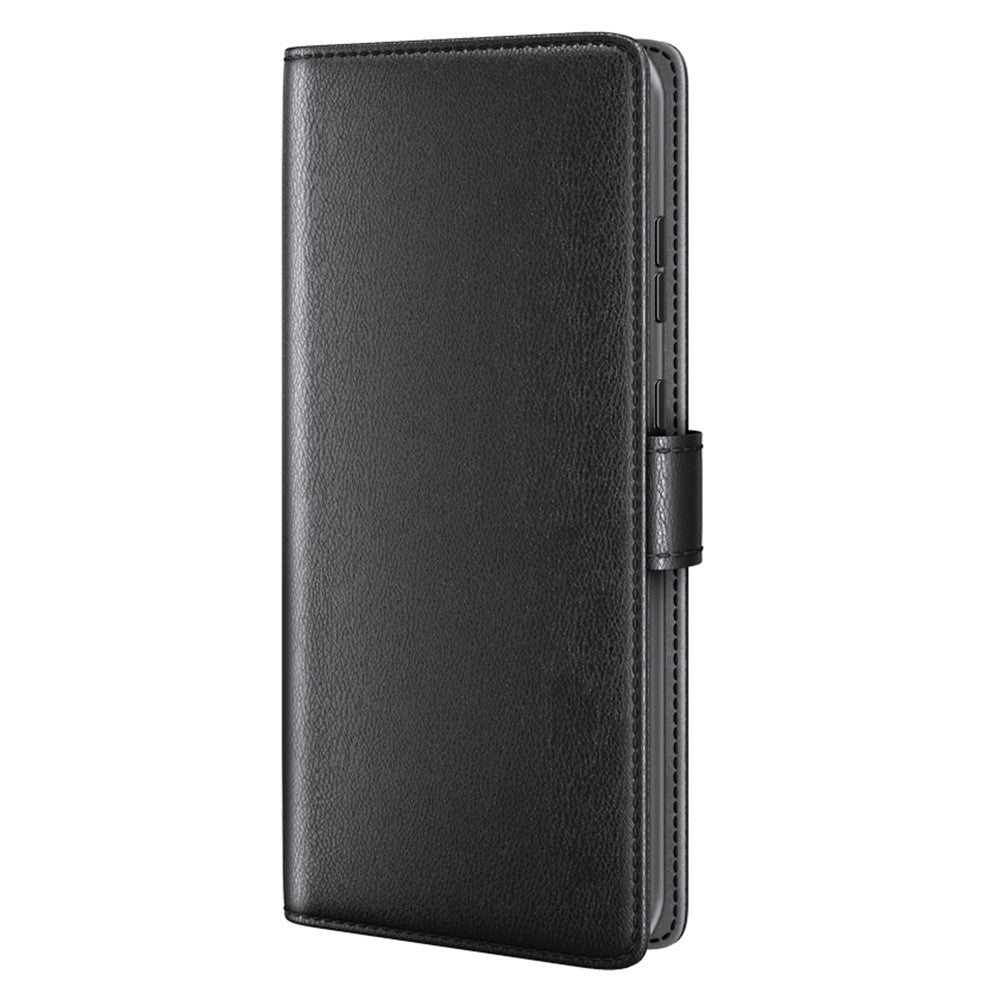 For Samsung Galaxy S25 Case Genuine Split Leather Phone Cover with Wallet Stand