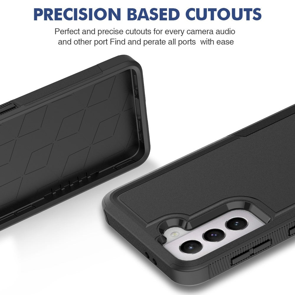 For Samsung Galaxy S21 5G / S21 4G Case 2-in-1 PC+TPU Shockproof Phone Cover
