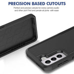 Samsung Galaxy S21 5G / S21 4G-skal 2-i-1 PC+TPU stötsäkert mobilskal
