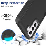 For Samsung Galaxy S21 5G / S21 4G Case 2-in-1 PC+TPU Shockproof Phone Cover