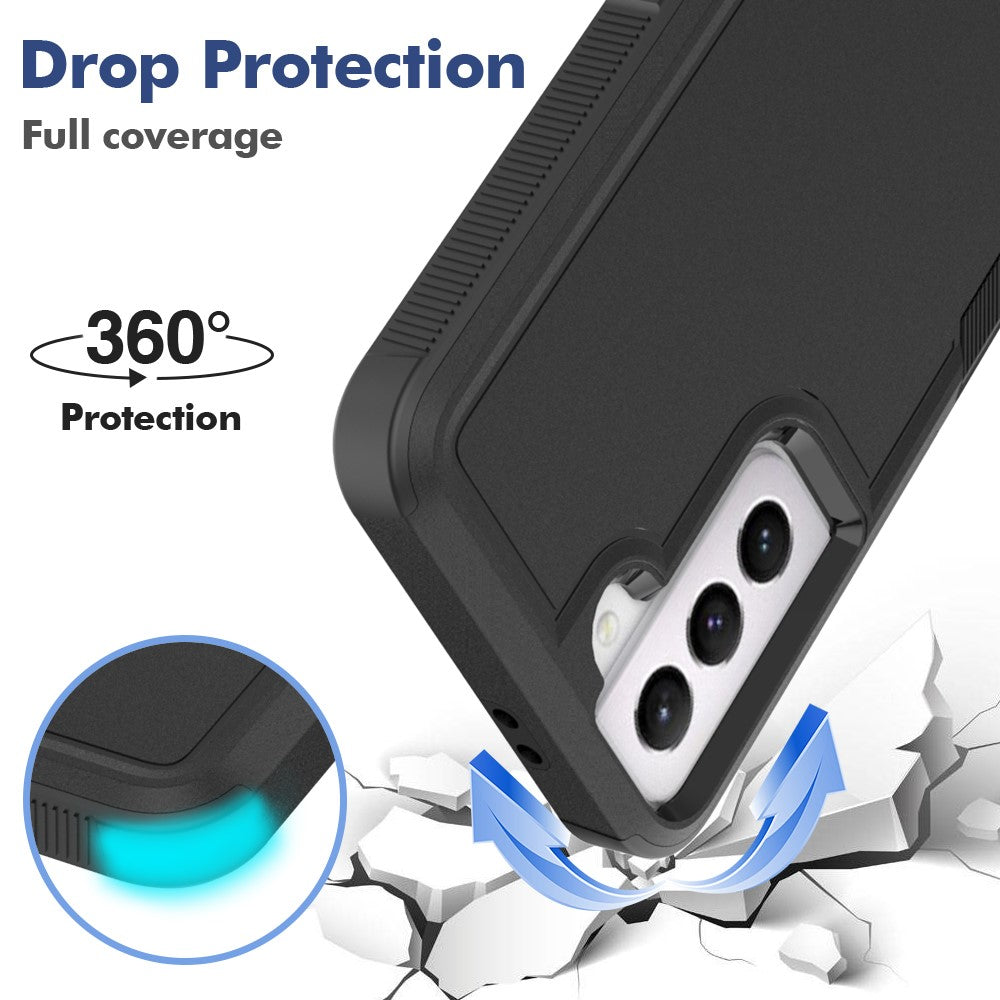 Samsung Galaxy S21 5G / S21 4G-skal 2-i-1 PC+TPU stötsäkert mobilskal