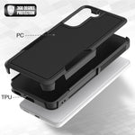For Samsung Galaxy S21 5G / S21 4G Case 2-in-1 PC+TPU Shockproof Phone Cover
