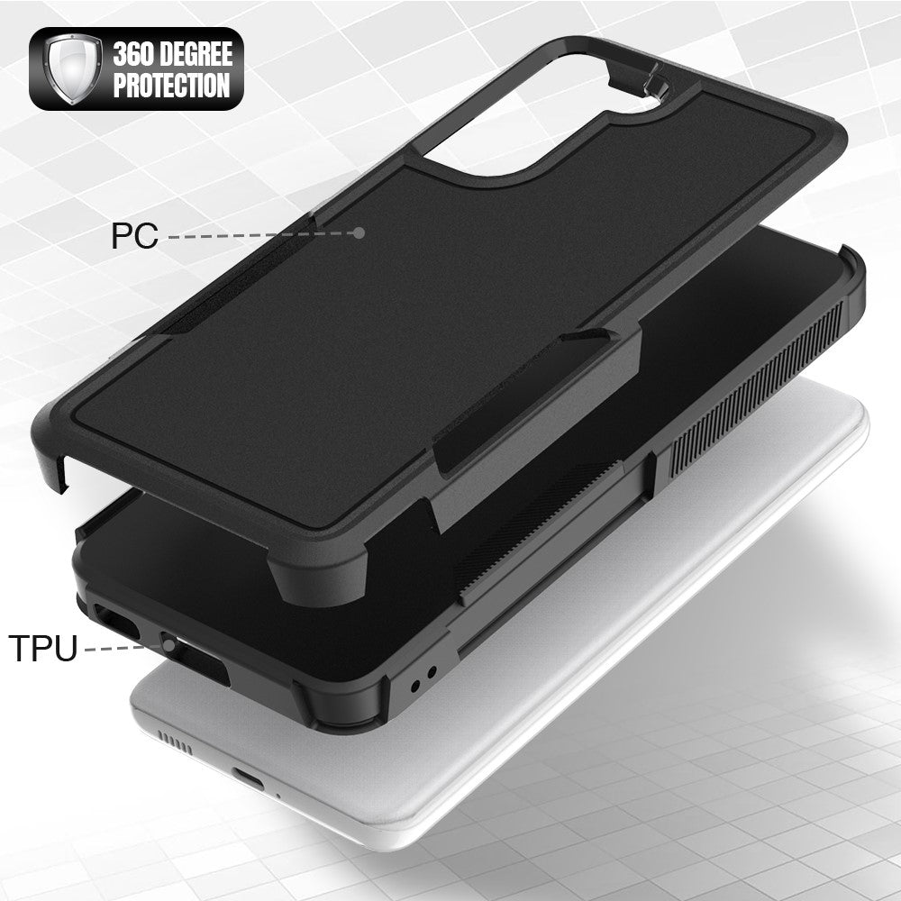 Samsung Galaxy S21 5G / S21 4G-skal 2-i-1 PC+TPU stötsäkert mobilskal