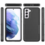For Samsung Galaxy S21 5G / S21 4G Case 2-in-1 PC+TPU Shockproof Phone Cover