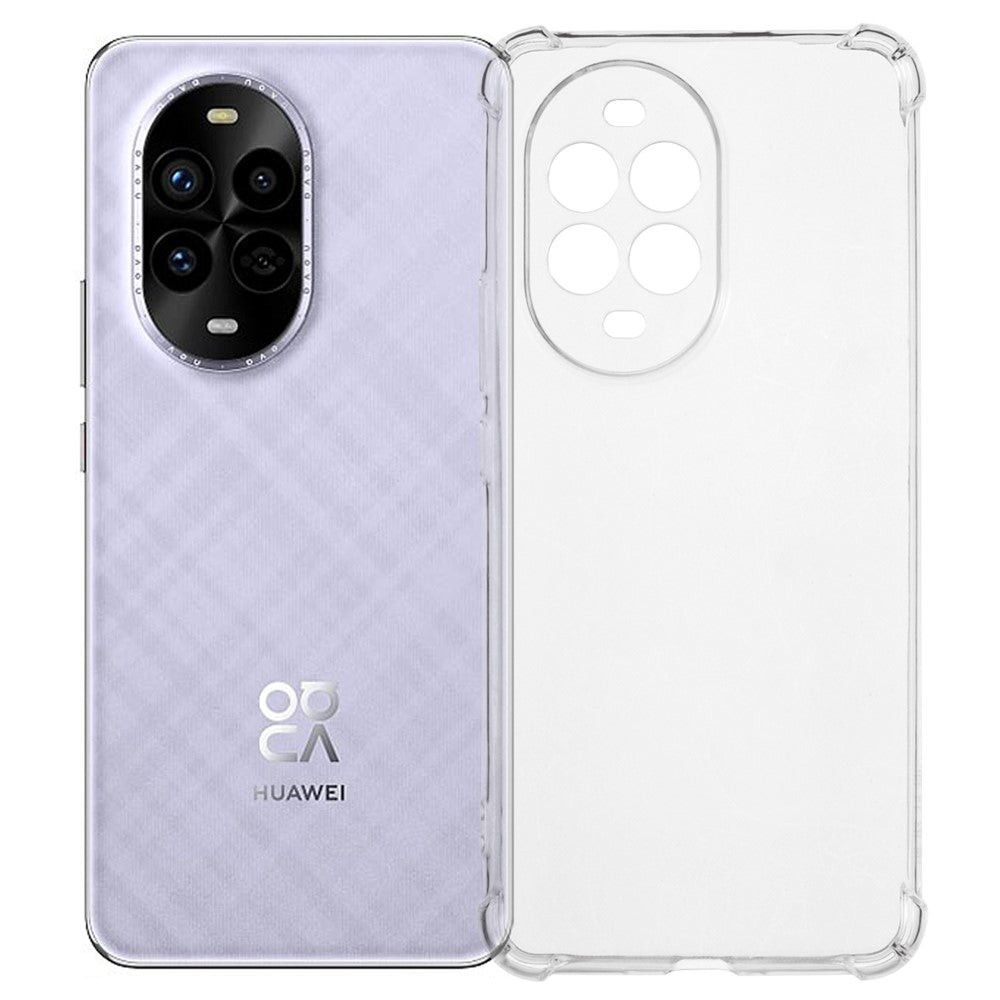 Huawei Nova 13 Pro 5G mobilskal Förstärkt Fyra Hörn Anti-Fall Genomskinligt TPU-Skal
