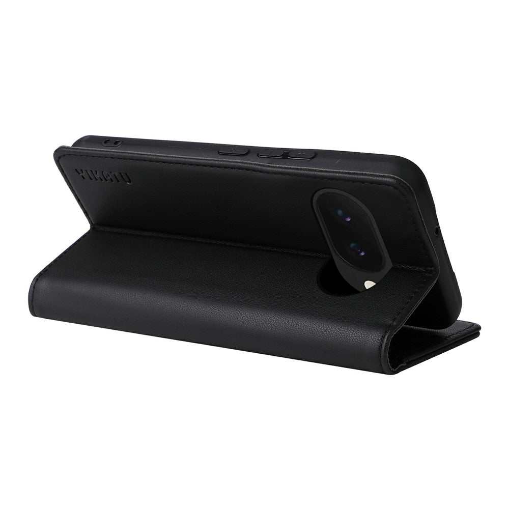 YIKATU YK-001 For Google Pixel 9a Case Stand Leather Phone Cover Strong Magnetic Closure