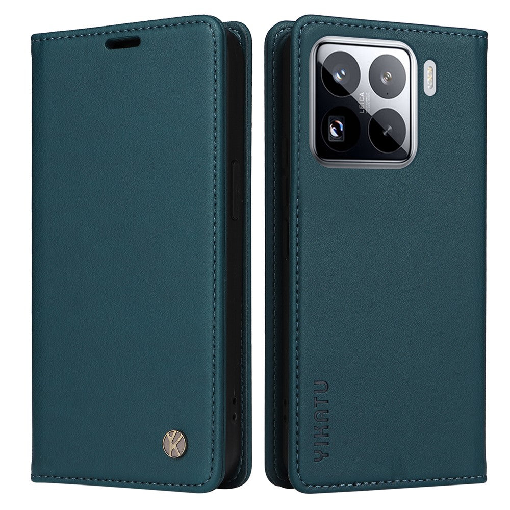 YIKATU YK-001 For Xiaomi 15 Pro Case Stand Leather Phone Cover Strong Magnetic Closure