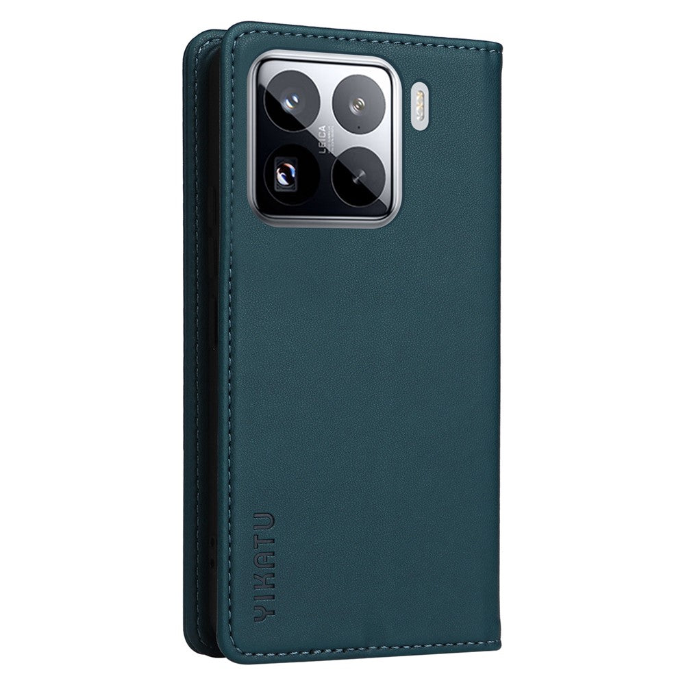 YIKATU YK-001 For Xiaomi 15 Pro Case Stand Leather Phone Cover Strong Magnetic Closure