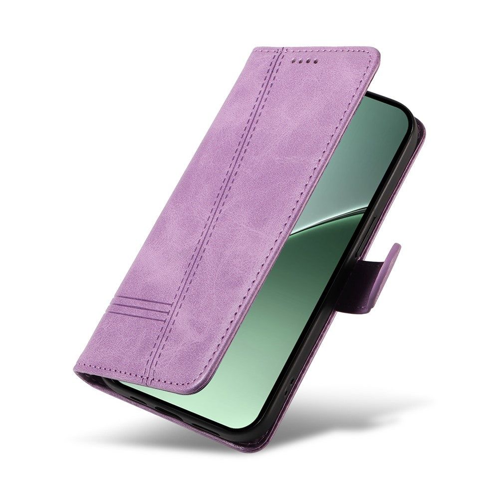 For Xiaomi 15 Pro Case Flip Wallet T-Shape Lines Leather Phone Cover