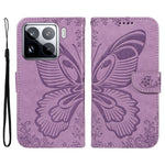 For Xiaomi 15 Pro Case Butterfly Pattern Leather Wallet Flip Phone Cover