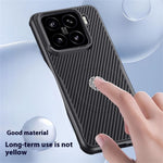 For Xiaomi 15 Magnetic Case Carbon Fiber PU+PC+Silicone Protective Cover