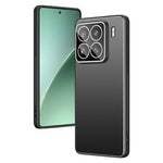 For Xiaomi 15 Pro Case PC+TPU Matte Back Phone Cover with Lens Film