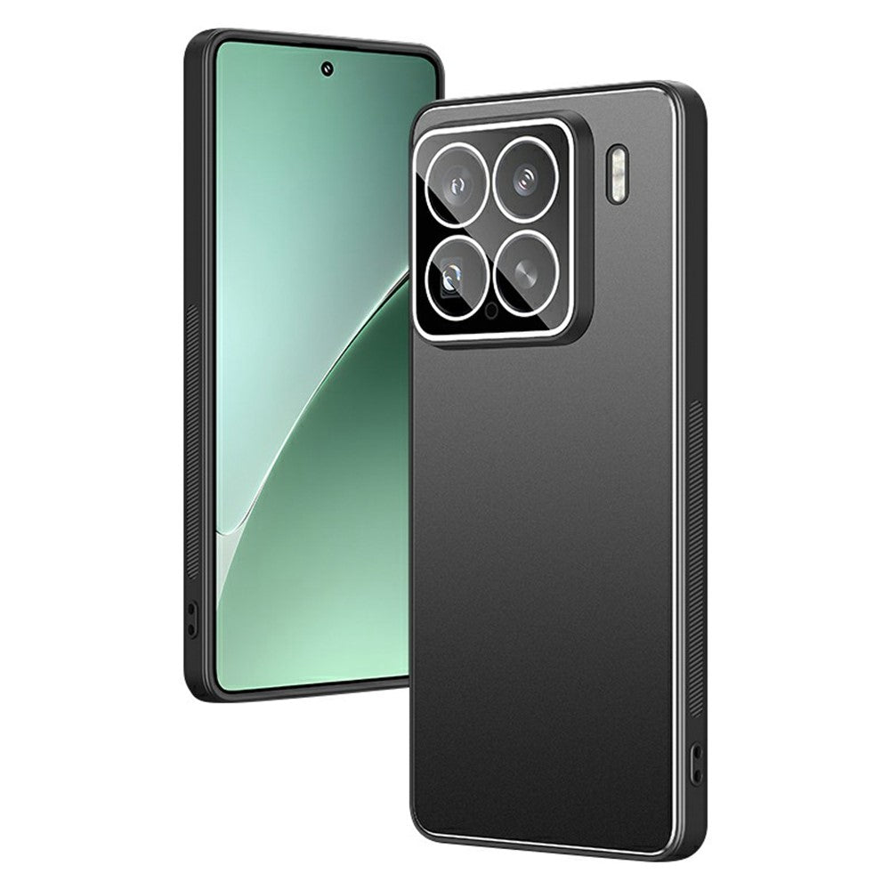 For Xiaomi 15 Pro Case PC+TPU Matte Back Phone Cover with Lens Film
