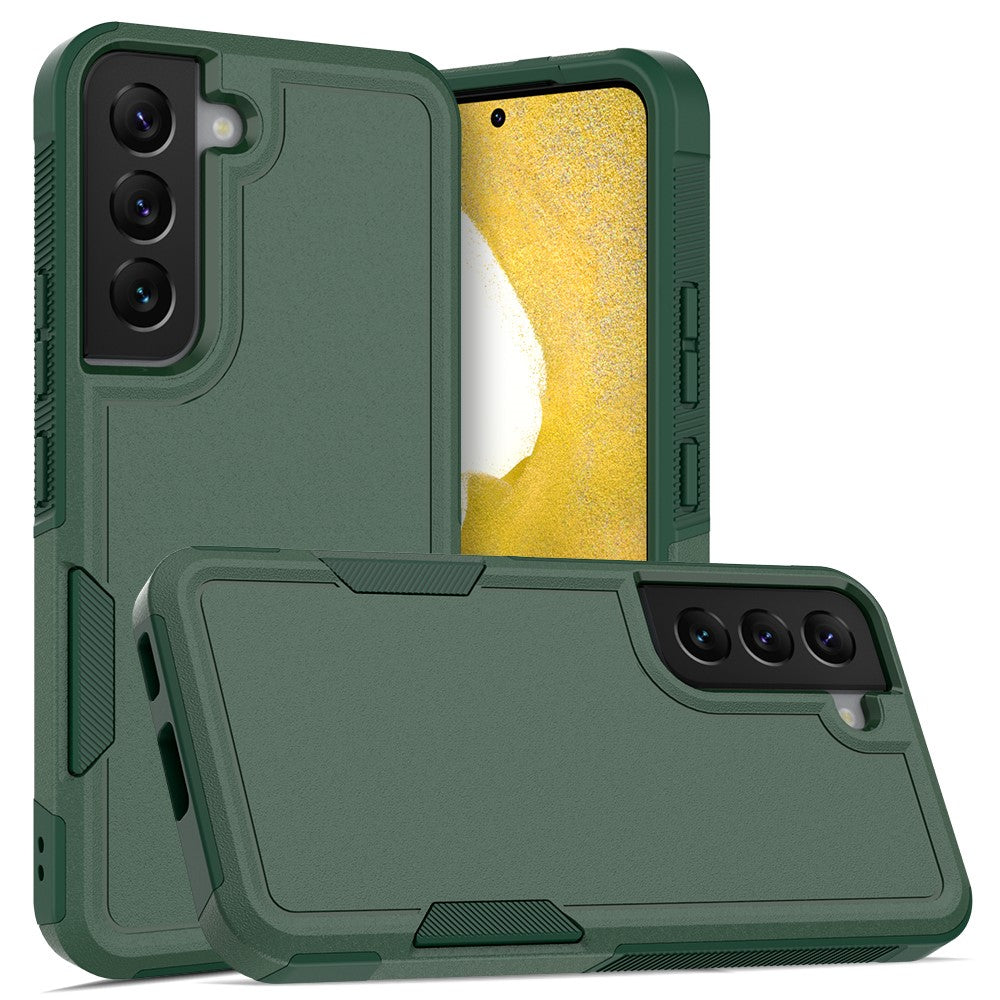 For Samsung Galaxy S22 5G Case 2-in-1 PC+TPU Shockproof Phone Cover