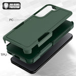 For Samsung Galaxy S22 5G Case 2-in-1 PC+TPU Shockproof Phone Cover