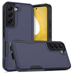 For Samsung Galaxy S22 5G Case 2-in-1 PC+TPU Shockproof Phone Cover