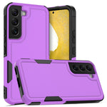For Samsung Galaxy S22 5G Case 2-in-1 PC+TPU Shockproof Phone Cover