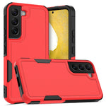 For Samsung Galaxy S22 5G Case 2-in-1 PC+TPU Shockproof Phone Cover