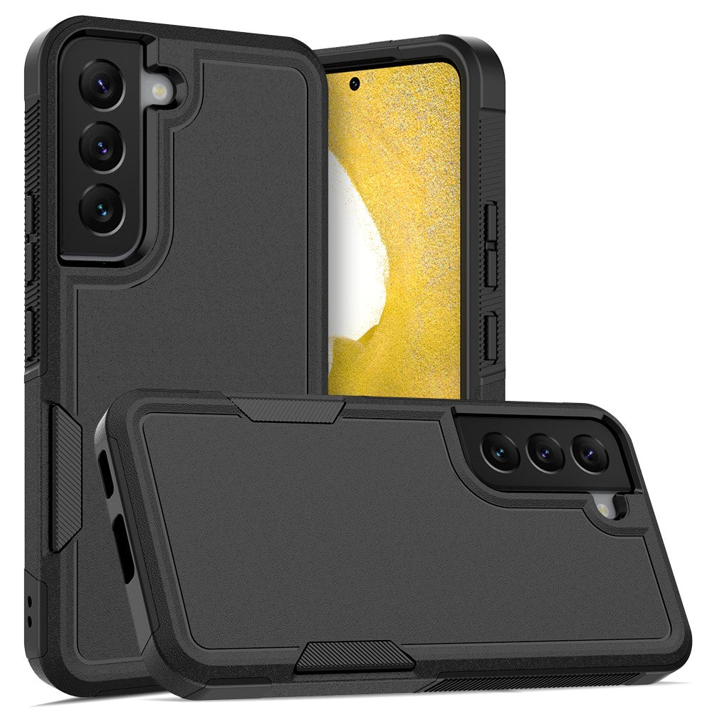 For Samsung Galaxy S22 5G Case 2-in-1 PC+TPU Shockproof Phone Cover