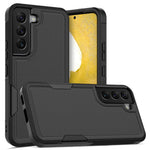 For Samsung Galaxy S22 5G Case 2-in-1 PC+TPU Shockproof Phone Cover