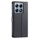 For Xiaomi 14T Case Dots Imprinted PU Leather Flip Phone Cover with Card Slot, Strap