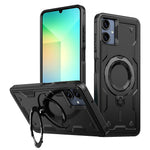 For Samsung Galaxy A06 4G Magnetic Case Military Protection PC+TPU Kickstand Phone Cover