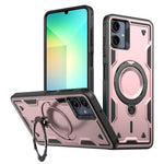 For Samsung Galaxy A06 4G Magnetic Case Military Protection PC+TPU Kickstand Phone Cover