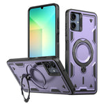 For Samsung Galaxy A06 4G Magnetic Case Military Protection PC+TPU Kickstand Phone Cover