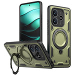 For Xiaomi Redmi Note 14 5G Magnetic Case Military Protection PC+TPU Kickstand Phone Cover