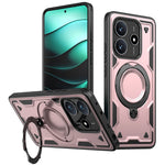 For Xiaomi Redmi Note 14 5G Magnetic Case Military Protection PC+TPU Kickstand Phone Cover