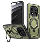 Xiaomi Redmi Note 14 Pro+ 5G / 14 Pro 5G / 14 Pro 4G / Poco X7 5G Magnetiskt skal Militärskydd PC+TPU Stativ mobilskal