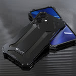 R-JUST til iPhone 16 cover i aluminiumslegering, mekanisk panser, hult telefonbagcover