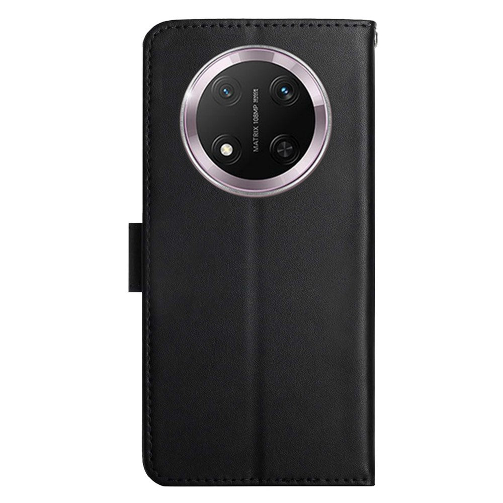 HT02 For Honor Magic7 Lite 5G / X9c 5G / X60 Pro 5G Case Genuine Cow Leather Phone Cover Nappa Texture