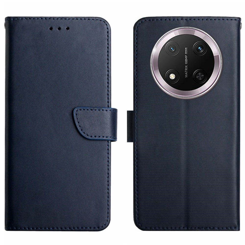 HT02 For Honor Magic7 Lite 5G / X9c 5G / X60 Pro 5G Case Genuine Cow Leather Phone Cover Nappa Texture