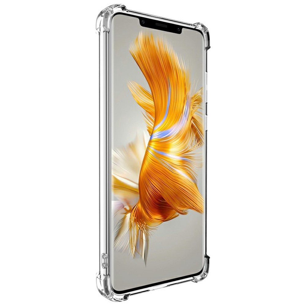 IMAK UX-4-serien för Huawei Mate 50 Pro 4G, genomskinligt mobilskal, stötsäkert TPU-bakstycke med fyra hörn