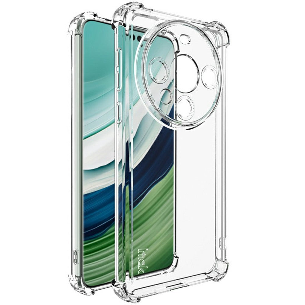 IMAK UX-4 Series Clear Phone Case for Huawei Mate 60 Pro+  /  Mate 60 Pro Four Corner Shockproof TPU Back Cover